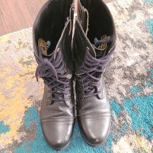 Steve Madden troopa combat boot.